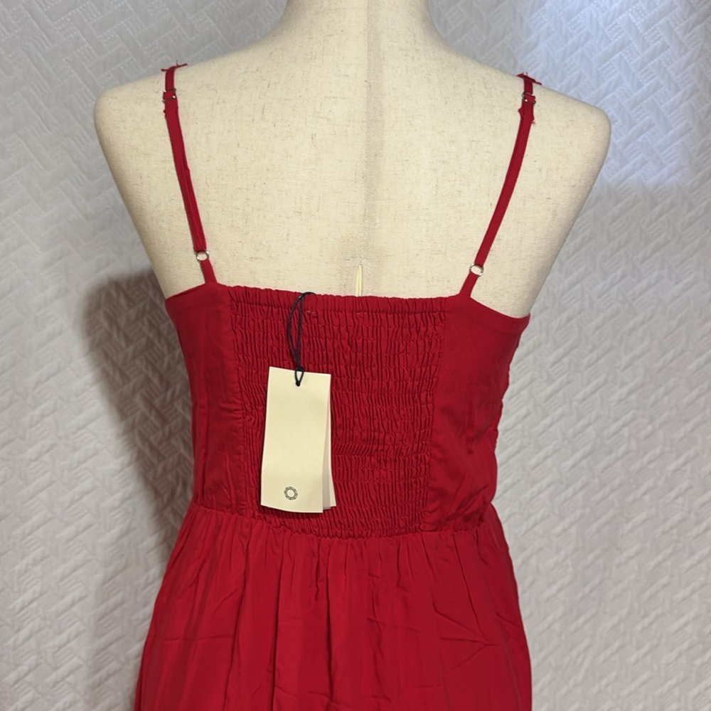 BNWT Solitaire Small Long Red Dress With Adjustable Straps - Picture 3 of 3